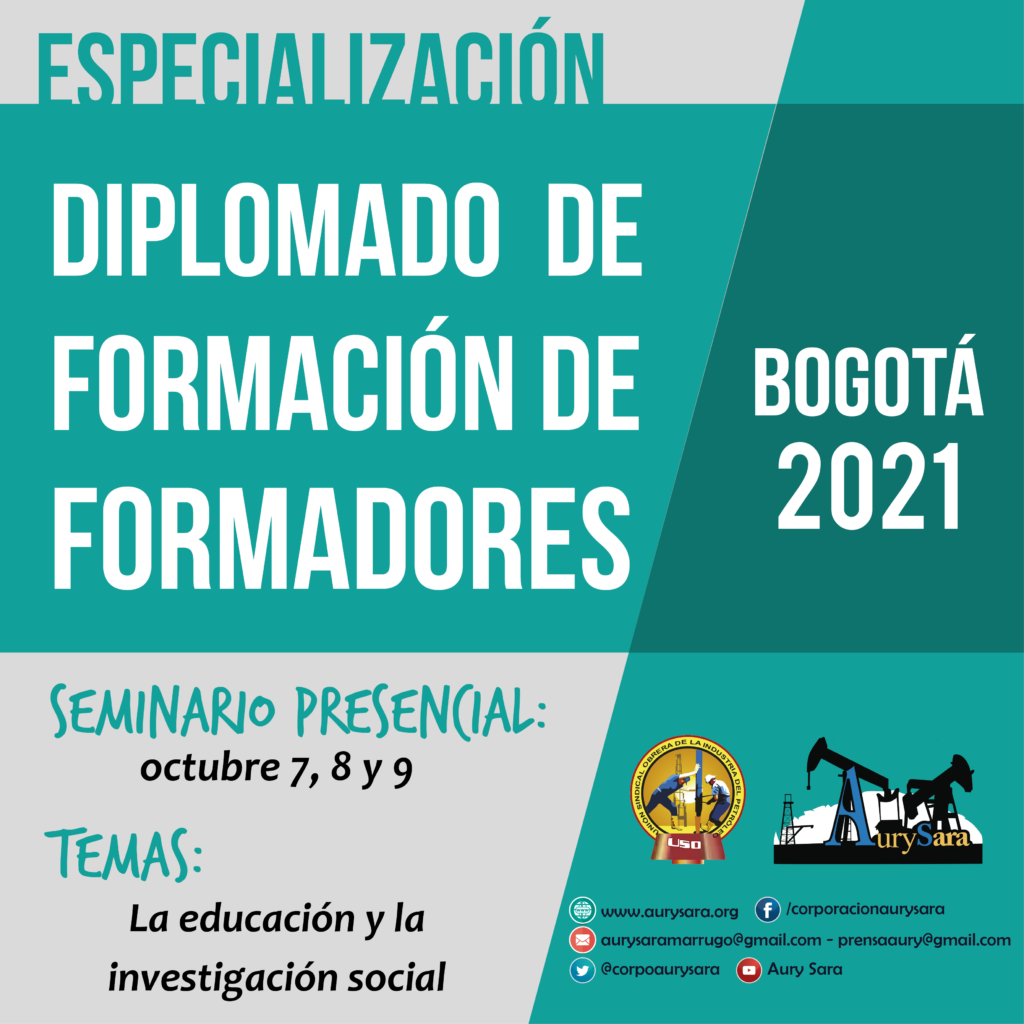 DIPLOMADO FORMACIÓN DE FORMADORES PRESENCIAL BOGOTÁ