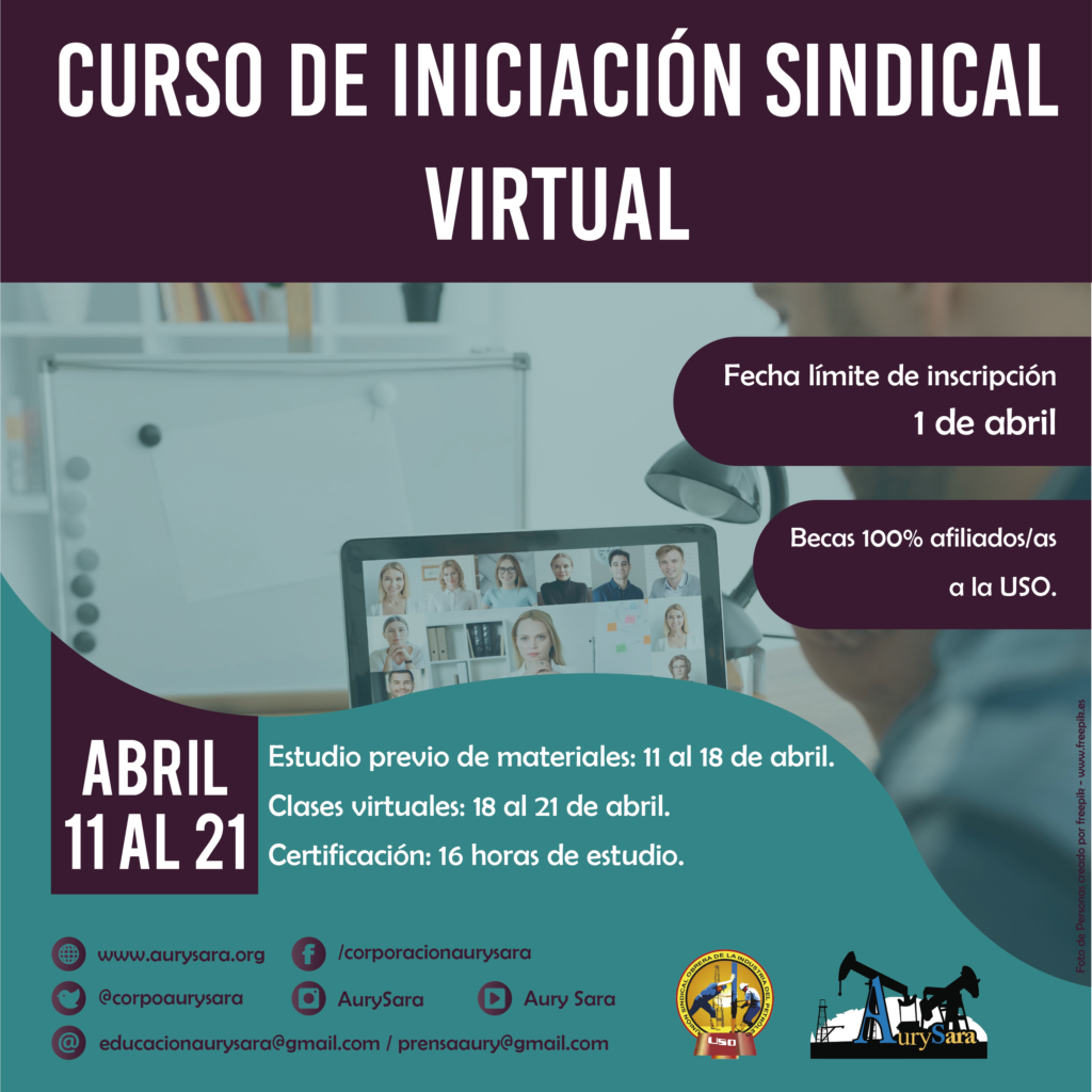 CURSO DE INICIACIÓN SINDICAL VIRTUAL