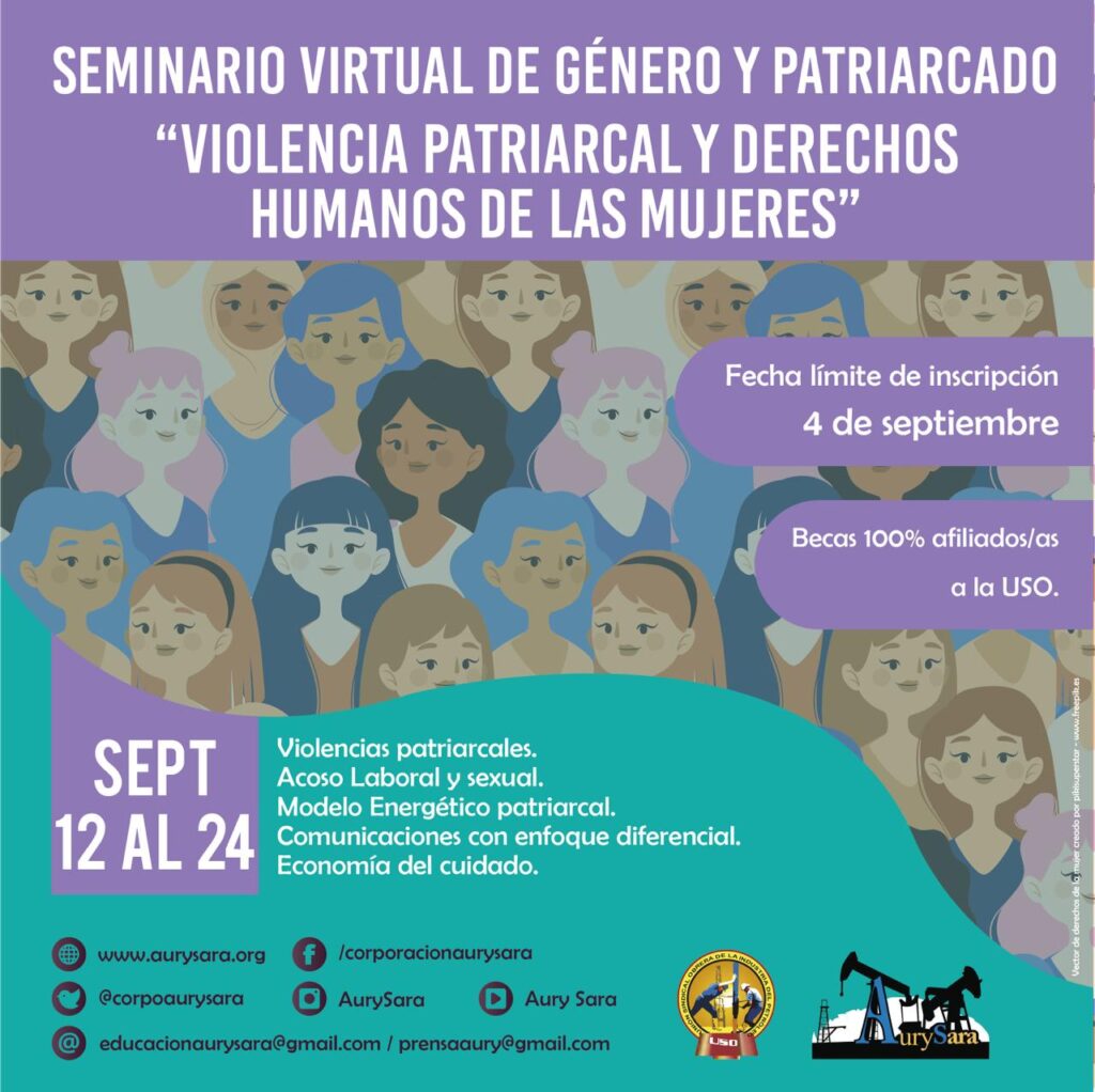 SEMINARIO VIRTUAL DE GÉNERO Y PATRIARCADO