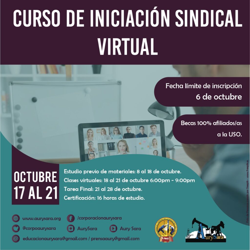 CURSO DE INICIACIÓN SINDICAL VIRTUAL