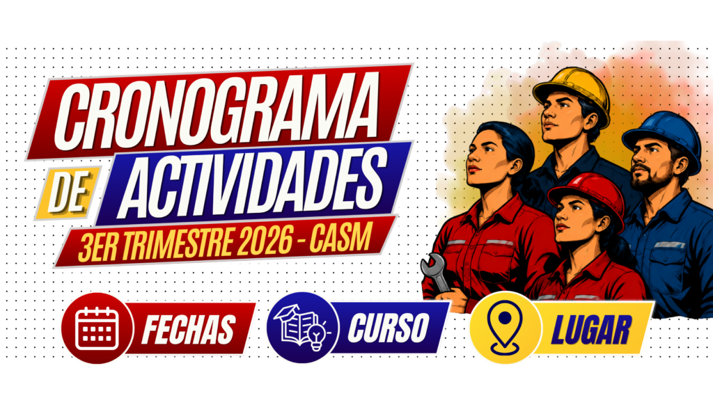 📢Cronograma de formación del tercer trimestre de 2026! ✊📚